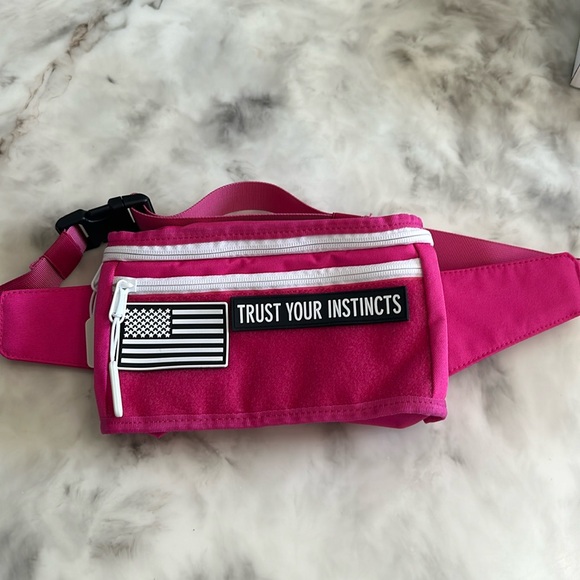wolfpak Handbags - Wolfpak Pink Belt Bag